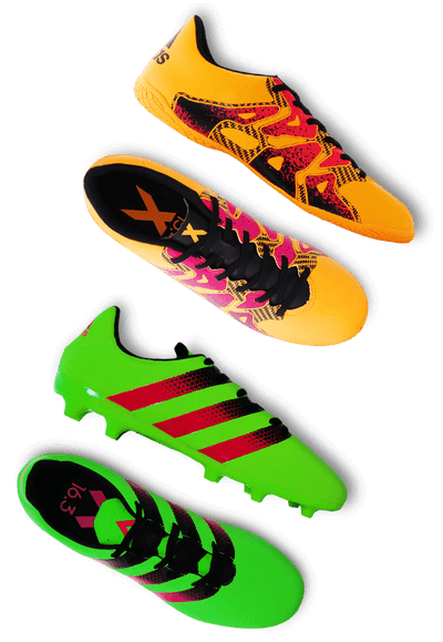 Chuteira Adidas X, Ace e Messi 15