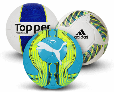 Bolas de Futebol Campo, Futsal e Society